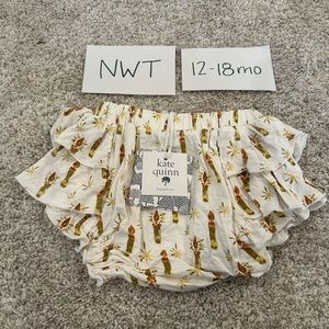 Kate Quinn bamboo candle ruffle bloomers - size 12-18mo